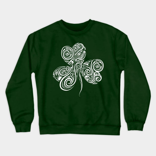 Shamrock Clover Crewneck Sweatshirt by BIGUP